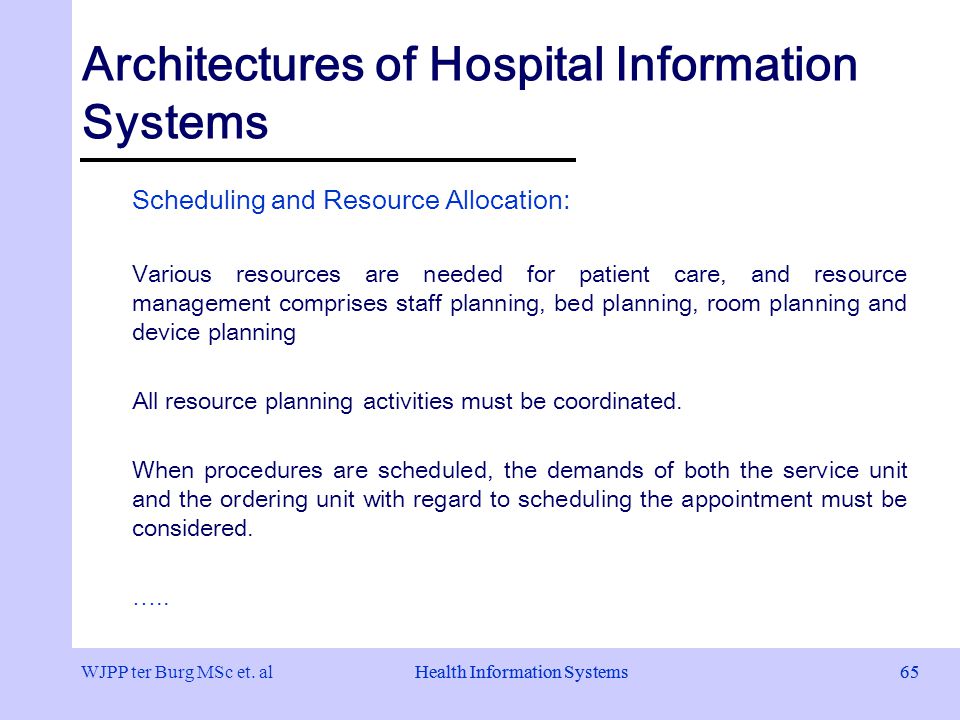 Health Information Systems Architectures And Strategies Strategic
